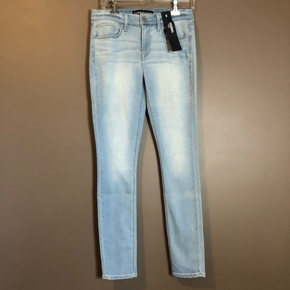 Express Denim - NEW! Express jeans legging mid rise light wash